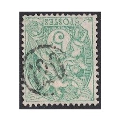 No111 - 5c TYPE BLANC - OLITERATION JOUR DE L'AN CHIFFRE 120 - COTE 20€.