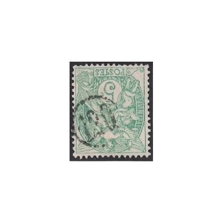 No111 - 5c TYPE BLANC - OLITERATION JOUR DE L'AN CHIFFRE 120 - COTE 20€.