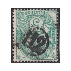 No111 - 5c TYPE BLANC - OLITERATION JOUR DE L'AN CHIFFRE 112 - COTE 30€.