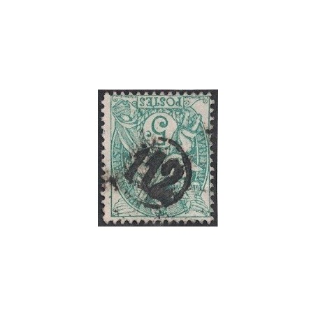 No111 - 5c TYPE BLANC - OLITERATION JOUR DE L'AN CHIFFRE 112 - COTE 30€.