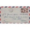 NOUVELLE CALEDONIE - BOURAIL - 27-5-1947 - 10F SEUL SUR LETTRE POUR LA FRANCE - COTE 100€.