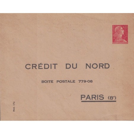MULLER-ENTIER POSTAL PRIVEE T.S.C-CREDIT DU NORD PARIS
