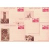 PARIS - VUES DE PARIS - SERIE DE 5 CARTES POSTALES ILLUSTREES - COTE 115€.