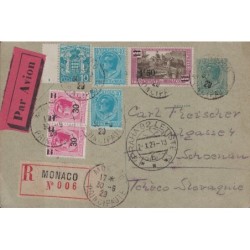 MONACO - ENTIER POSTAL AVEC...