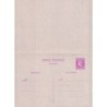 MAZELIN - ENTIER CARTE POSTALE NEUVE AVEC REPONSE PAYEE - COTE 135€.-