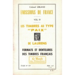 LES TIMBRES AU TYPE PAIX DE...