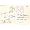 ALGERIE - NEMOURS MARINE - TLEMCEN - CACHET ROUGE MARINE NATIONALE SERVICE A LA MER - 5-12-1960.