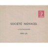 MULLER - 0.25 ROUGE - SOCIETE NOVACEL - ENVELOPPE PRIVEE NEUVE -TSC.