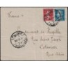 GRAND LIBAN - BEYROUTH - SEMEUSE ET PASTEUR AVEC SURCHARGE - LETTRE POUR LA FRANCE LE 8-12-1924.
