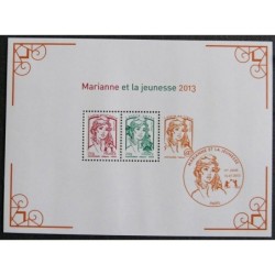 BLOC FEUILLET No0133 - MARIANNE ET LA JEUNESSE 2013 - EN SACHET D'ORIGINE..