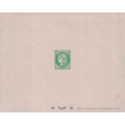 No0375 - CERES - 2F50 VERT - EPREUVE DE LUXE.