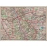 CARTE FM - CORRESPONDANCE DES ARMEES - CARTE GEOGRAPHIQUE DU FRONT N°9.