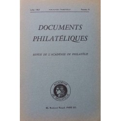 DOCUMENTS PHILATELIQUES - No009 - JUILLET 1961.