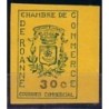 TIMBRE DE GREVE - No11 - GREVE VILLE DE ROANNE - COTE 75€