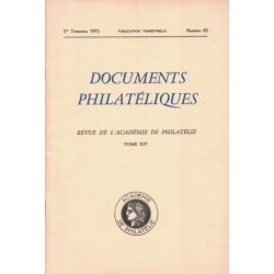 DOCUMENTS PHILATELIQUES - No063 - JANVIER 1975.