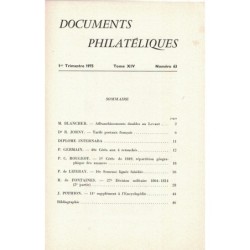 DOCUMENTS PHILATELIQUES - No063 - JANVIER 1975.
