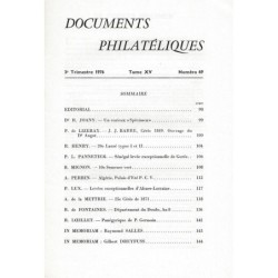 DOCUMENTS PHILATELIQUES - No069 - JUILLET 1976.