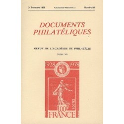 DOCUMENTS PHILATELIQUES - No089 - JUILLET 1981.