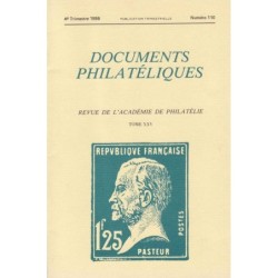 DOCUMENTS PHILATELIQUES - No110 - OCTOBRE 1986.