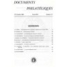 DOCUMENTS PHILATELIQUES - No111 - JANVIER 1987.
