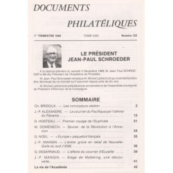 DOCUMENTS PHILATELIQUES - No123 - JANVIER 1990.