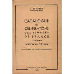 CATALOGUE DES OBLITERATIONS...