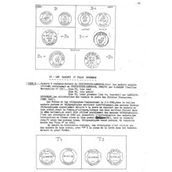 LES CACHETS CIVILS DE l'INDOCHINE FRANCAISE - J. DESROUSSEAUX - TRES RARE OUVRAGE.