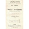 CATALOGUE HISTORIQUE & DESCRIPTIF DES TIMBRES DE LA POSTE AERIENNE - THEODORE CHAMPION - 1928.