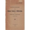 CATALOGUE DES MARQUES POSTALES ET OBLITERATIONS DES BUREAUX SPECIAUX - E.H. BEAUFOND -1945..