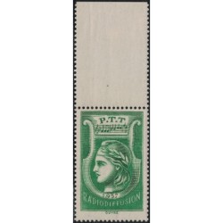 RADIODIFFUSION - TAXE POUR LA RADIO - No3 NEUF SANS TRACE DE CHARNIERE - DUREE 3 ANS - BORD DE FEUILLE..