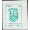 TIMBRE DE GREVE - No41 - 2F - VILLE DE LYON - COTE 17€