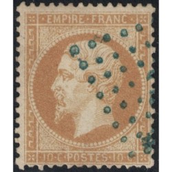 No021 - EMPIRE - 10c OBLITERATION LOSANGE BLEU - ANCRE - COTE 30€.