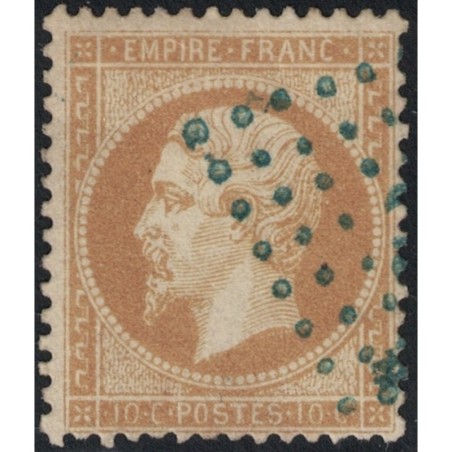 No021 - EMPIRE - 10c OBLITERATION LOSANGE BLEU - ANCRE - COTE 30€.