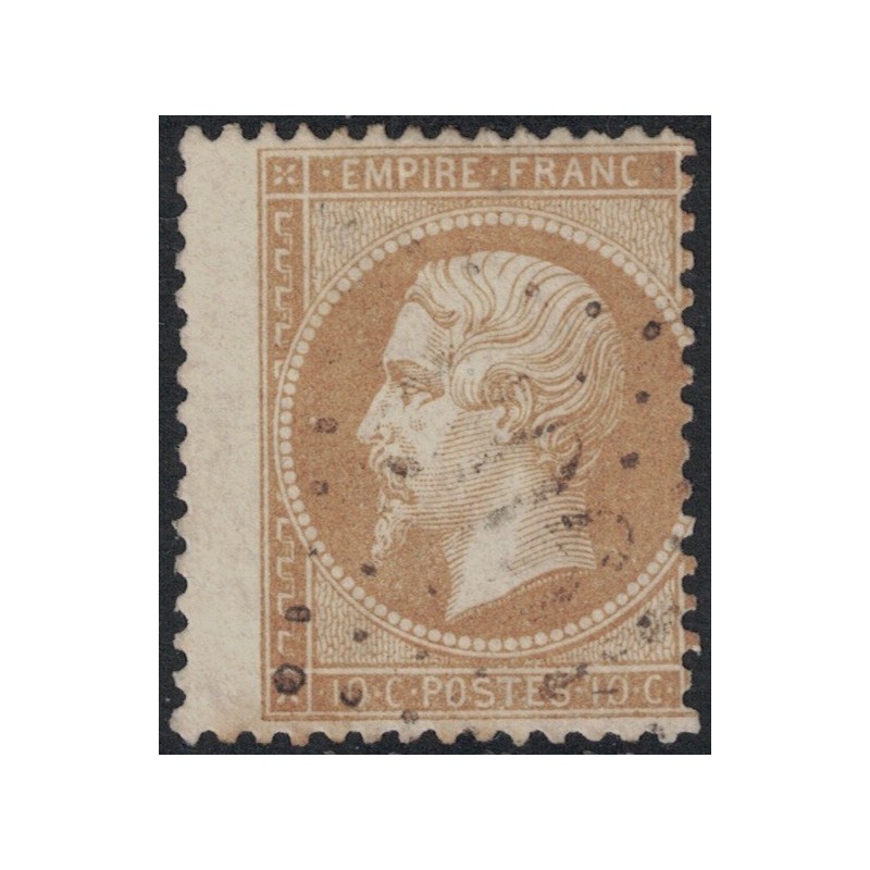 No021 - EMPIRE 10c - RARE VARIETE DE PIQUAGE.