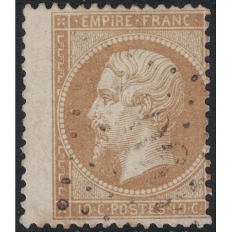 No021 - EMPIRE 10c - RARE VARIETE DE PIQUAGE.