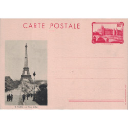PARIS - LA CONCIERGERIE - LA TOUR EIFFEL - N°8 -ILLUSTRATION EN NOIR ET BLANC - COTE 23€