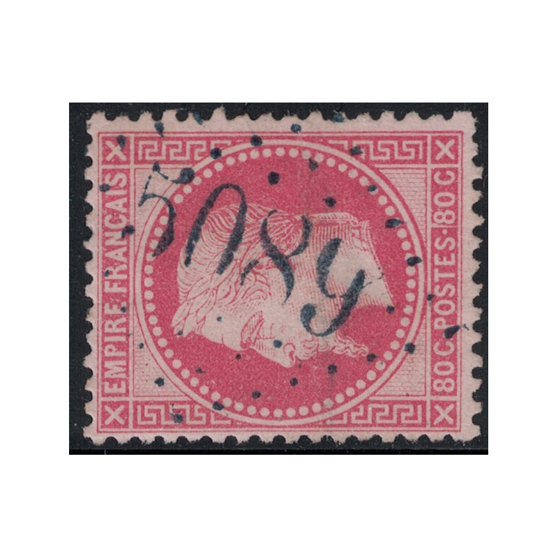 No032 - JAFFA - ISRAEL - EMPIRE 80c ROSE - OBLITERATION GC5089 - COTE 175€.