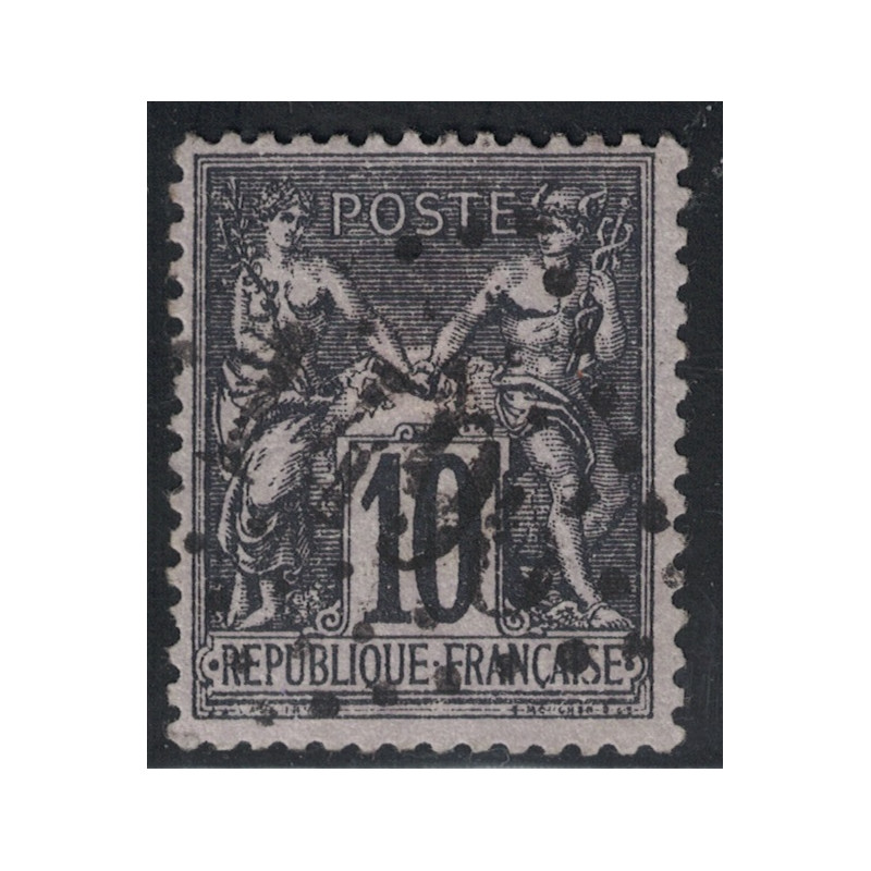 No089 - SAGE - 10c - GC1496 - JOUR DE L'AN - RARE SUR CETTE VALEUR.