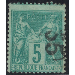 No075 - JOUR DE L'AN - CHIFFRE 35 DANS UN CERCLE.