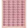 PLANCHE DE 50 TIMBRES FISCAUX 50c AVEC COIN DATE