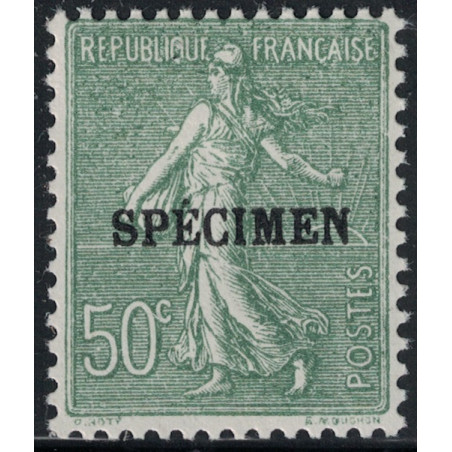 COURS D'INSTRUCTION - No198-CI 2 - COTE 37€ - SANS TRACE DE CHARNIERE - SURCHARGE SPECIMEN..