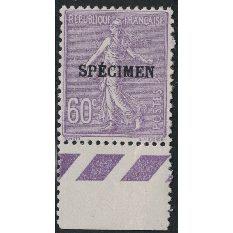 COURS D'INSTRUCTION - No200 - CI 1 - COTE 37€ - SANS TRACE DE CHARNIERE - SURCHARGE SPECIMEN. COURS D'INSTRUCTION - No200 - CI 1 - COTE 37€ - SANS TRACE DE CHARNIERE - SURCHARGE SPECIMEN.