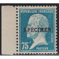COURS D'INSTRUCTION - No177-CI 1 - PASTEUR SURCHARGE SPECIMEN - COTE 37€.