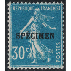 COURS D'INSTRUCTION - No192-CI 1 - SEMEUSE SURCHARGE SPECIMEN - COTE 24€.