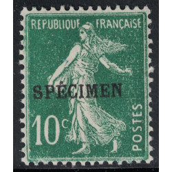 COURS D'INSTRUCTION - No159-CI 3 - SEMEUSE SURCHARGE SPECIMEN - COTE 22€.