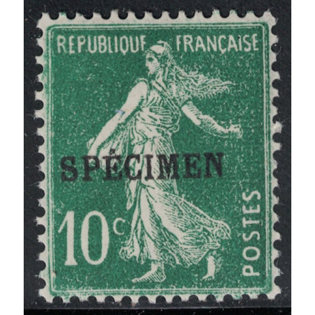 COURS D'INSTRUCTION - No159-CI 3 - SEMEUSE SURCHARGE SPECIMEN - COTE 22€.