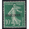 COURS D'INSTRUCTION - No159-CI 3 - SEMEUSE SURCHARGE SPECIMEN - COTE 22€.