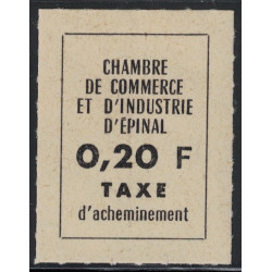 TIMBRE DE GREVE - N°04 - Y&T (MAURY N°9) - GREVE D'EPINAL MAI JUIN 1968 - COTE 120€.