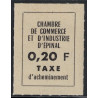 TIMBRE DE GREVE - N°04 - Y&T (MAURY N°9) - GREVE D'EPINAL MAI JUIN 1968 - COTE 120€.
