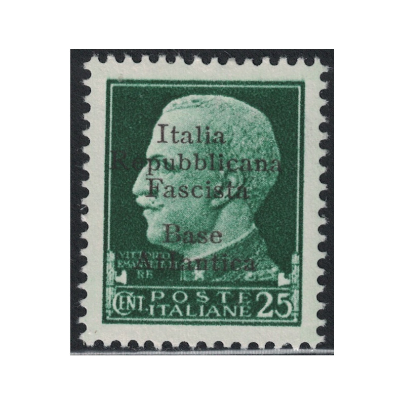BASE NAVALE ITALIENNE DE BORDEAUX - N°4 - SURCHARGE ITALIA REPUBLICANA FASCISTA BASE ATLANTICA - COTE 80€ - CHARNIERE.